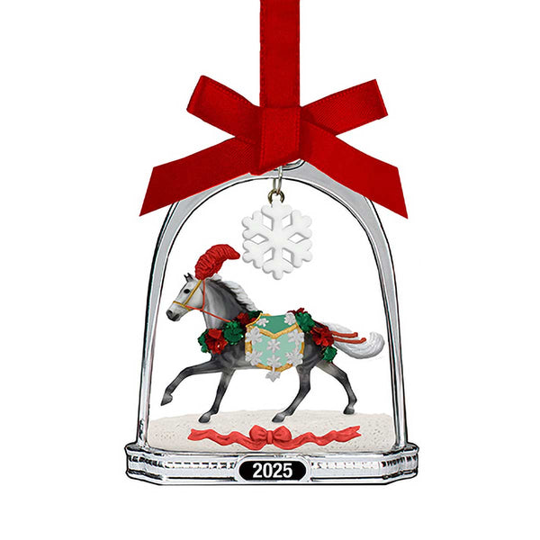 Breyer 2025 Holiday Horse Ornament Christmas in Bloom